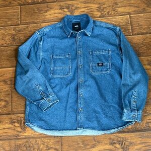 Vans Blue Denim Chore Shirt Jacket